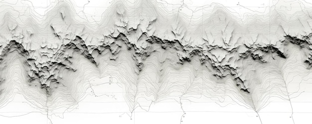 Fondo de mapa de contorno de línea topográfica