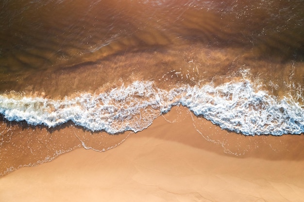 Fondo de mar y playa vacío con espacio de copia Concepto de vacaciones de vacaciones