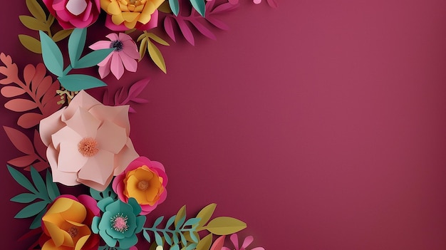 fondo de marco floral para tarjetas de invitación