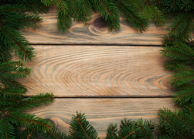 Fondo de marco de vacaciones de Navidad