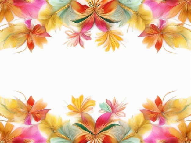 Fondo de mariposa floral de flor de mejor calidad modelo de estandarte de imagen de papel de pared hiperrealista