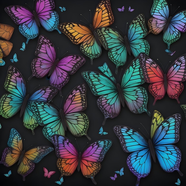 fondo de mariposa