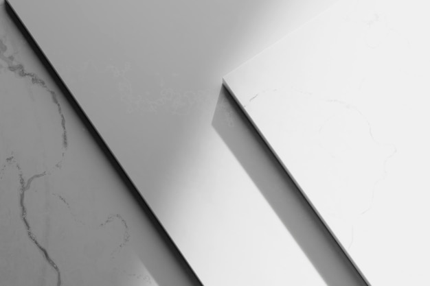 Fondo de mármol blanco y negro simple con luz fluyendo