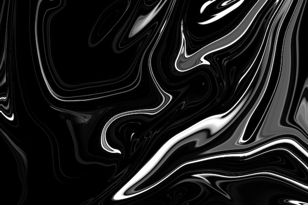 Fondo de mármol líquido negro abstracto textura fluida arte experimental