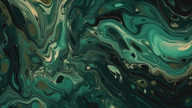 Un fondo de mármol verde con un patrón de mármol verde.