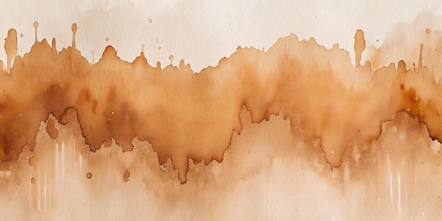 Fondo marrón de acuarela