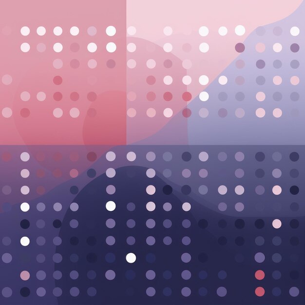 Un fondo Mauve abstracto con varios puntos Mauve en el estilo del minimalismo neogeo color vibrante