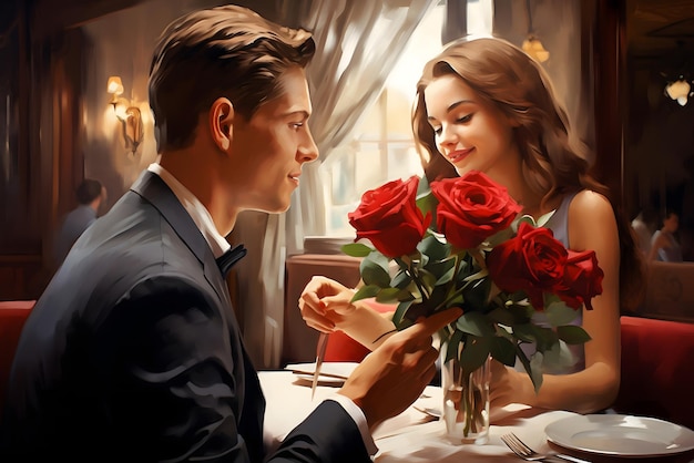 fondo de los medios sociales para el día de San Valentín lleno de tarjetas románticas con amor