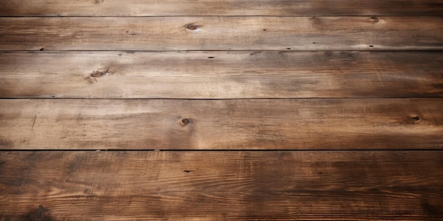 El fondo de una mesa de madera antigua vacía