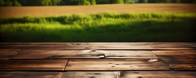 Fondo de mesa de madera vieja vacía