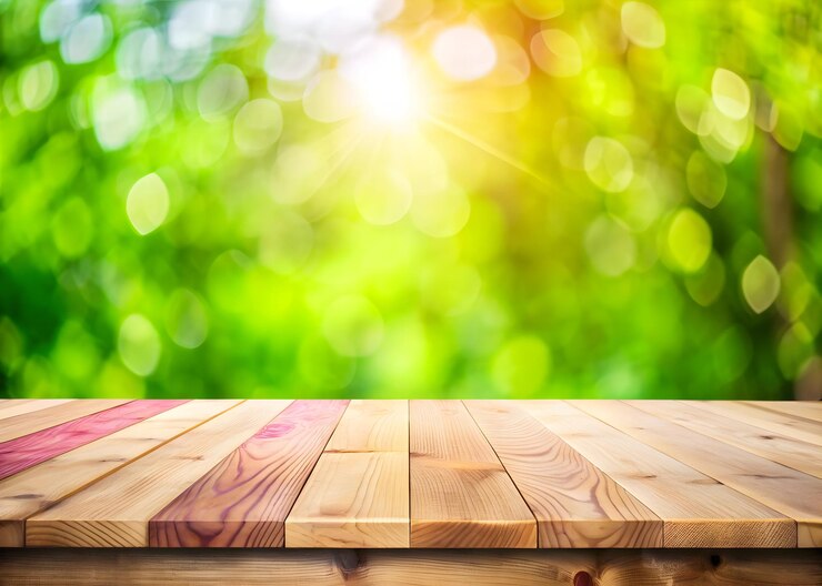 fondo de la mesa de madera