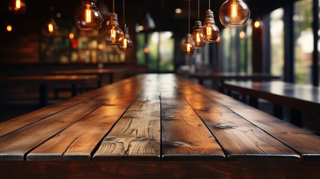 Fondo de mesa de madera