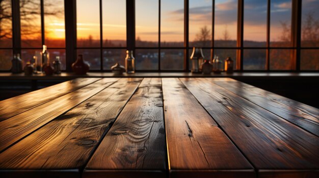 Fondo de mesa de madera