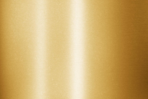 Fondo de metal dorado Textura metálica cepillada Representación 3d