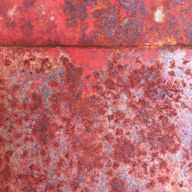 Fondo de metal oxidado rojo