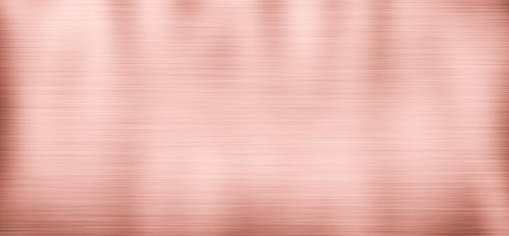Foto fondo de metal de textura de acero inoxidable, color oro rosa
