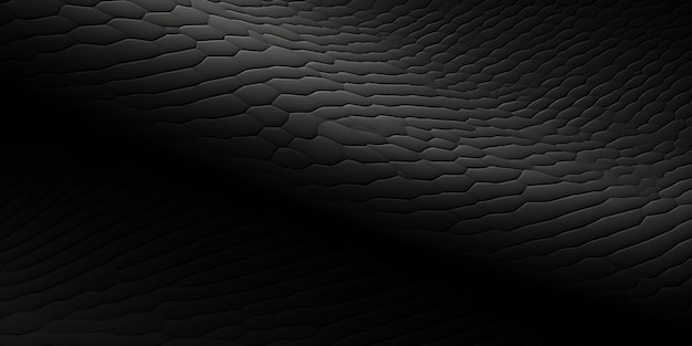 Fondo metálico 3d negro abstracto