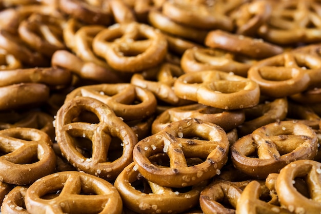 Fondo de mini pretzels