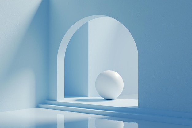 Fondo minimalista y elegante en 3D