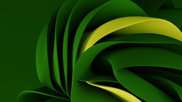 Fondo mínimo abstracto con gradiente verde
