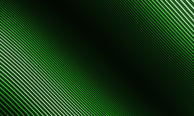 Fondo moderno con material de fibra de carbono verde distorsionado