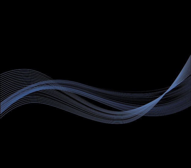 Fondo moderno de ondas azules claras