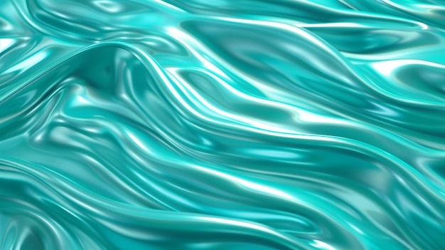 Foto fondo moderno con ondas turquesas suaves se puede usar en embalajes