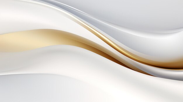 Un fondo moderno y sencillo curvas de oro blanco liso