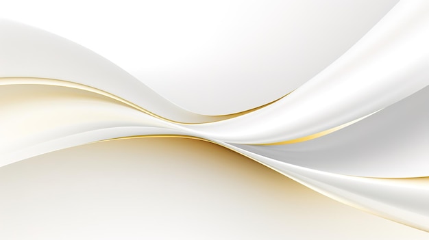 Un fondo moderno y sencillo curvas de oro blanco liso