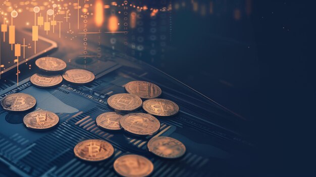 Fondo monetario con monedas