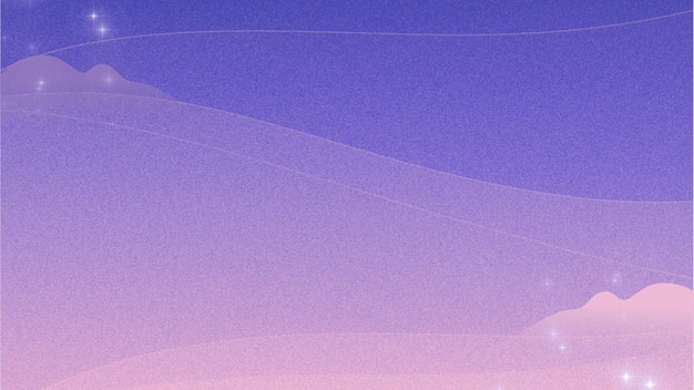 Un fondo morado con un cielo azul y la palabra "h" en él.