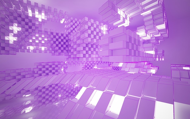 Un fondo morado con cubos y la palabra cubos.