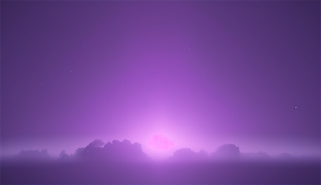 Un fondo morado con una luz en el medio.