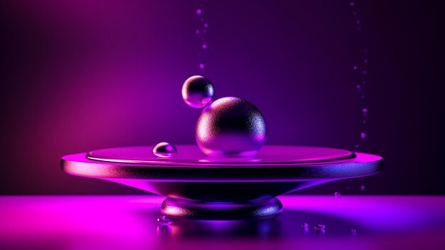 Un fondo morado y morado con la palabra gota en él