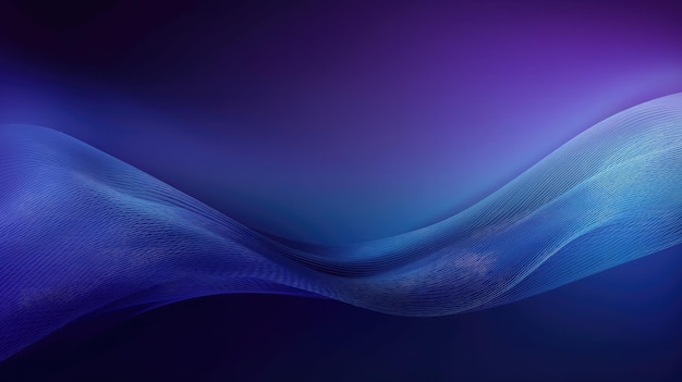 Fondo morado con una ola azul.