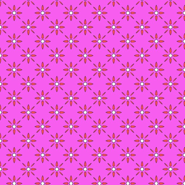 Un fondo morado con un patrón de flores.