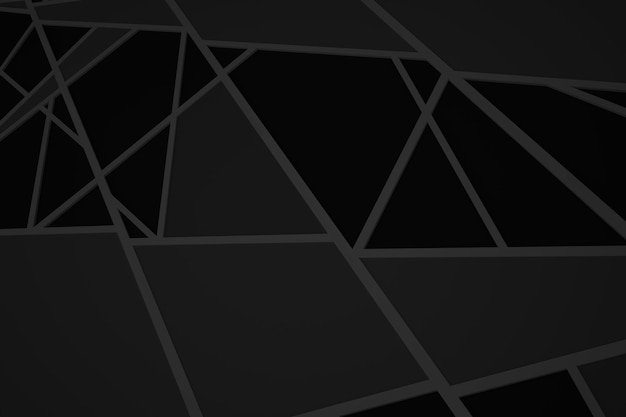 Fondo de mosaico negro con forma geométrica