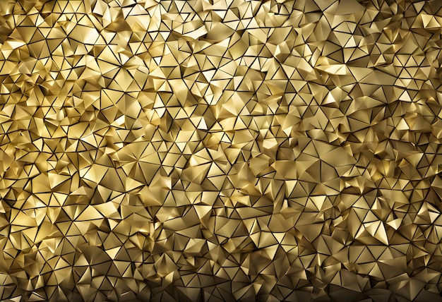 Fondo de mosaico de oro abstracto