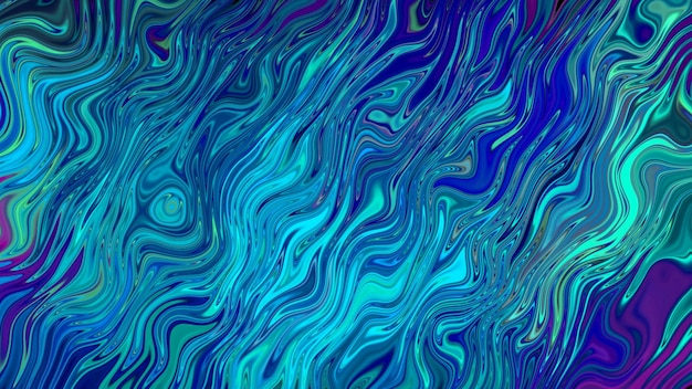 Fondo de movimiento abstracto colorido 4k Liquid Waves