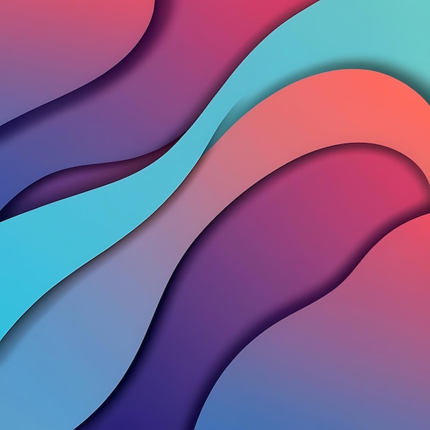 Fondo de movimiento de onda suave degradado abstracto