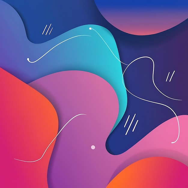 Fondo de movimiento de onda suave degradado abstracto