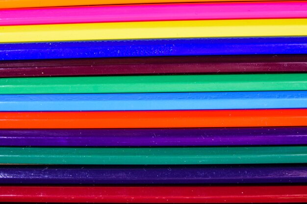 Foto fondo de los muchos lápices multicolores