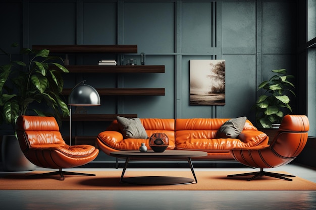 fondo de muebles modernos