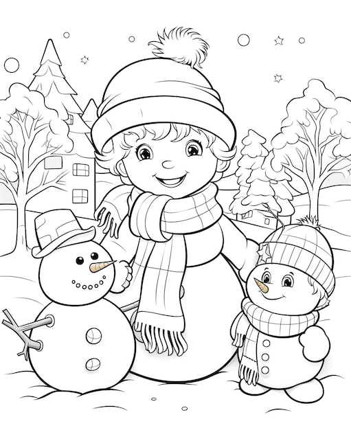 Foto fondo para los muñecos de nieve