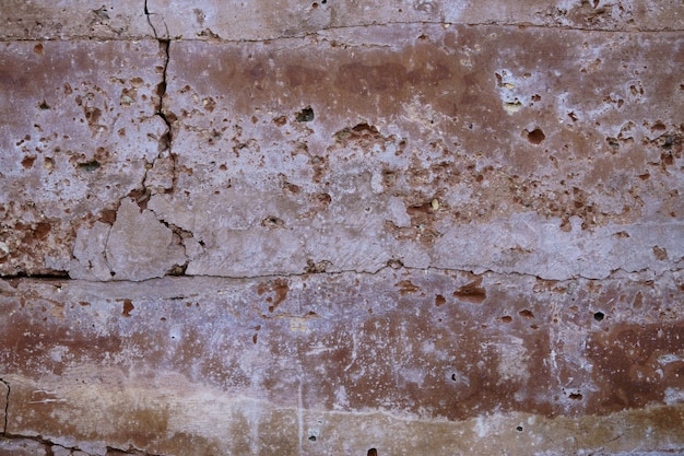 Fondo de muro de hormigón agrietado, antigua muralla