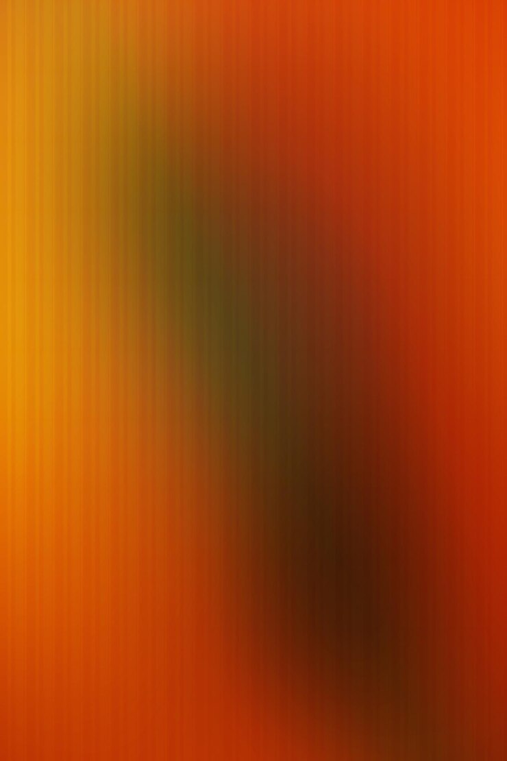 Foto fondo naranja abstracto con diseño gráfico de efecto de desenfoque de movimiento vertical para el fondo