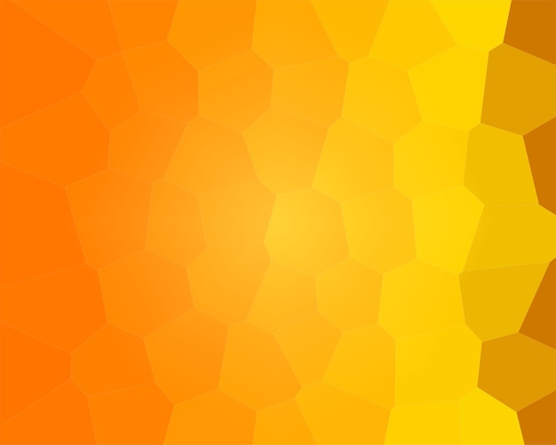 Fondo naranja amarillo con una ilustración de abeja de panal en primer plano