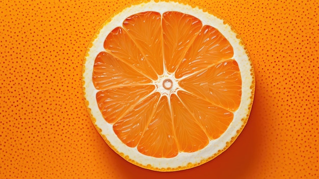 Fondo naranja de círculo vibrante