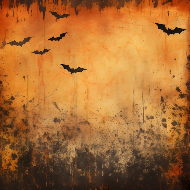 fondo naranja de halloween