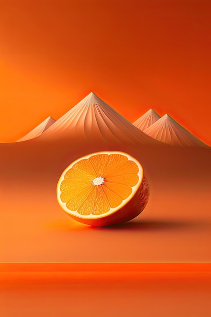 Fondo naranja